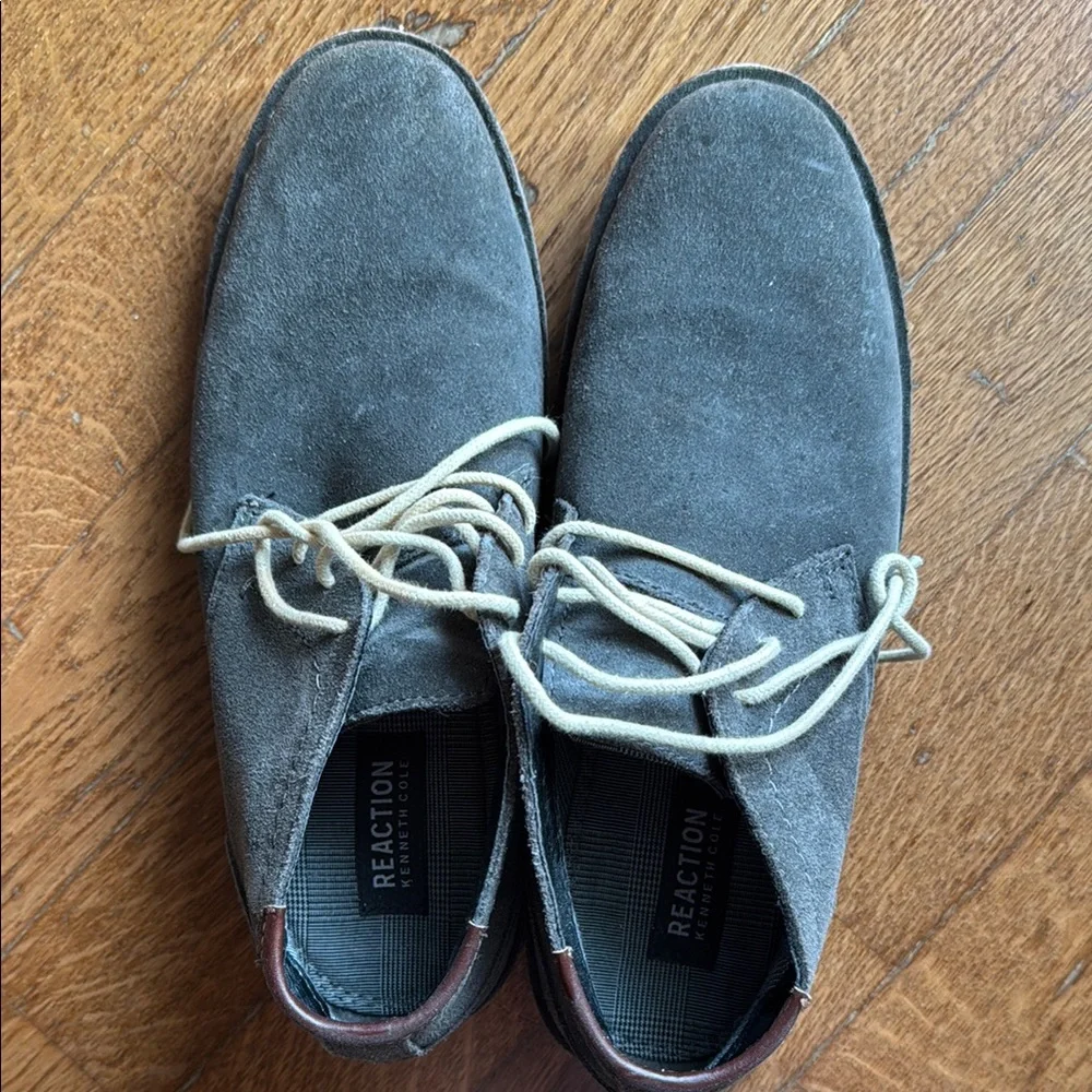 Kenneth Cole Reaction Men's Gray Suede Desert Shoes